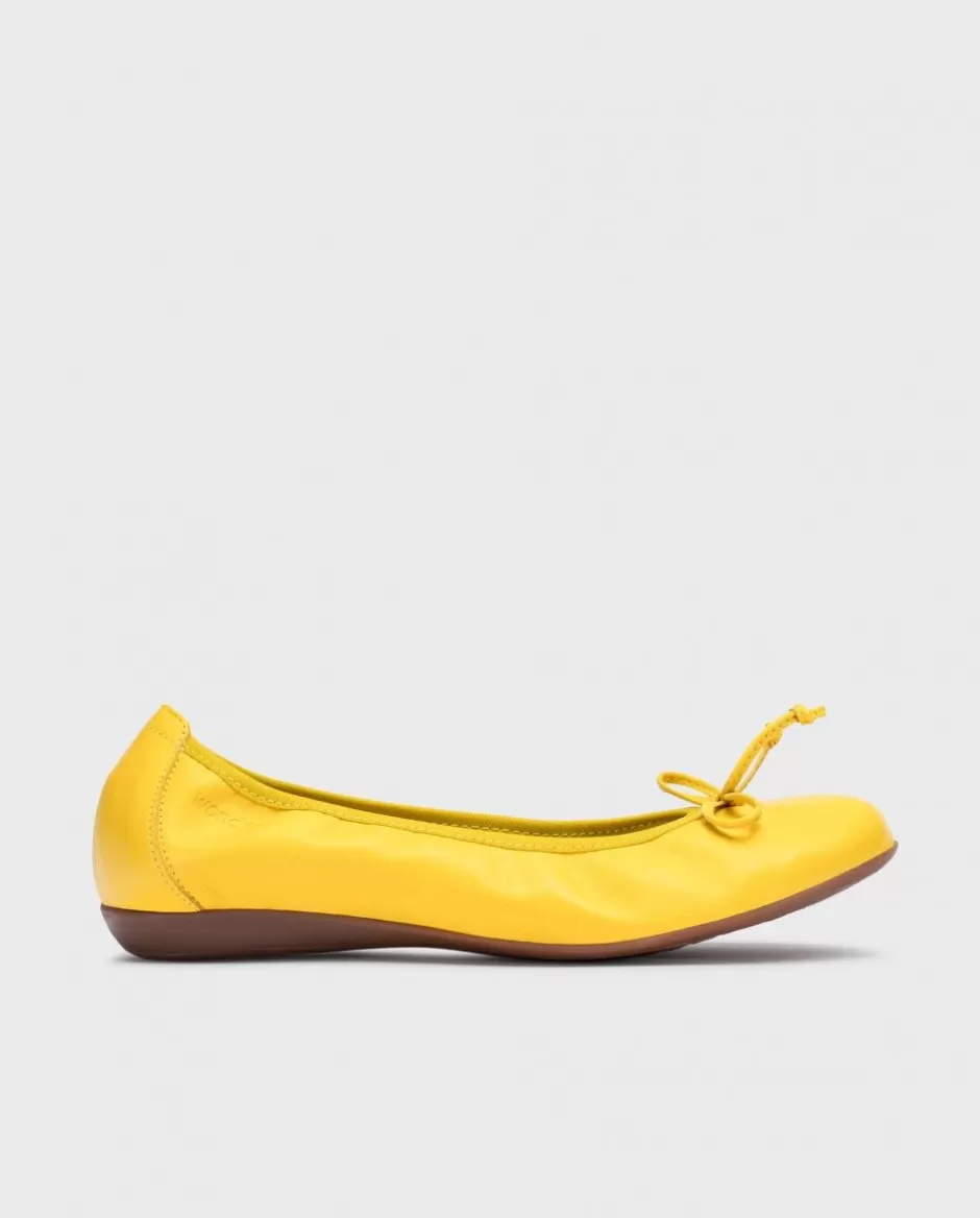 Flat Shoes<Wonders Amarillo Bo Ballet Flat Maiz