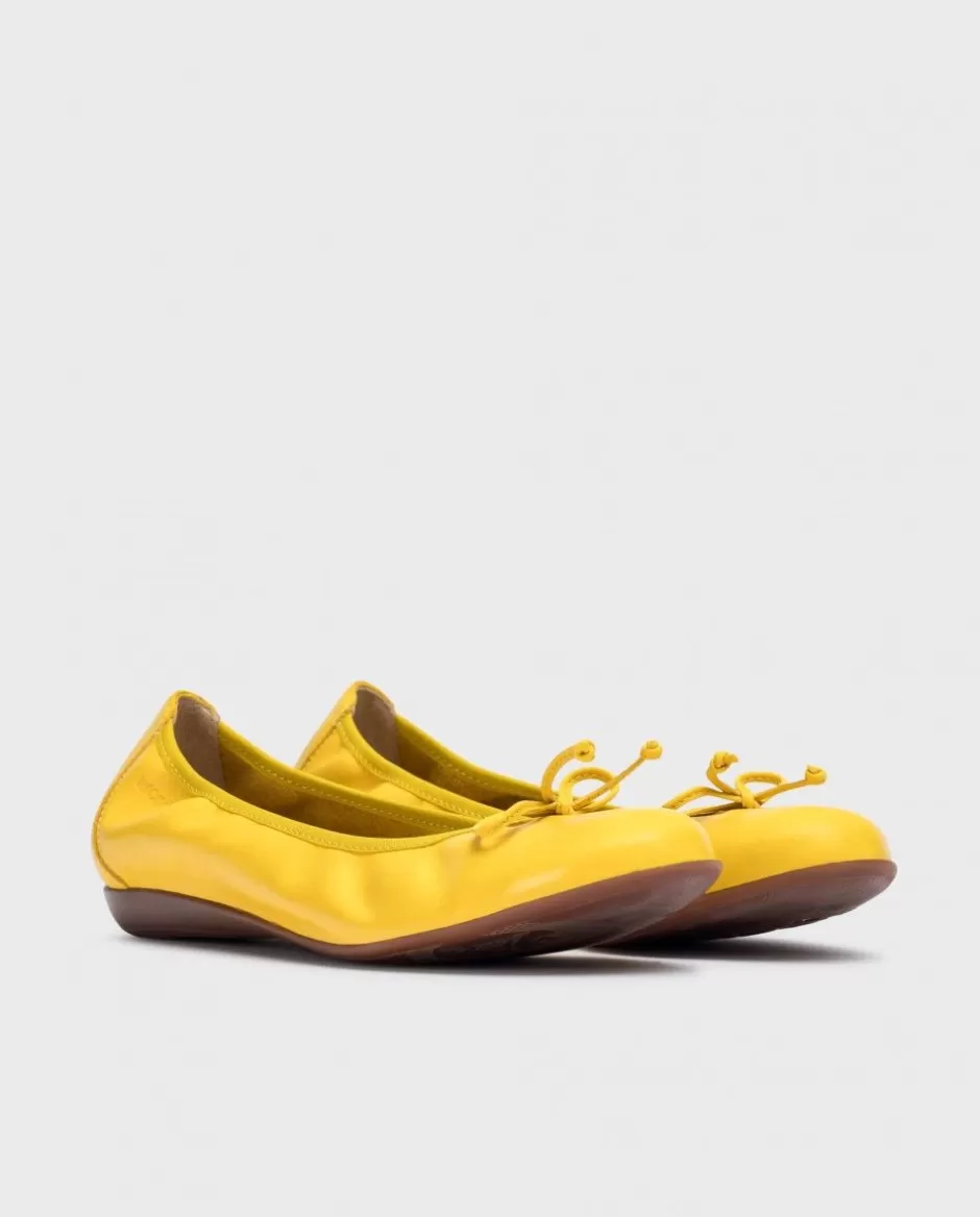 Flat Shoes<Wonders Amarillo Bo Ballet Flat Maiz