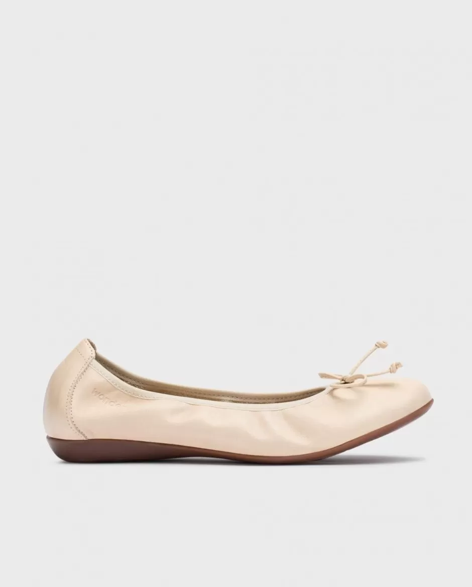 Flat Shoes<Wonders Beige Bo Ballet Flat Natural