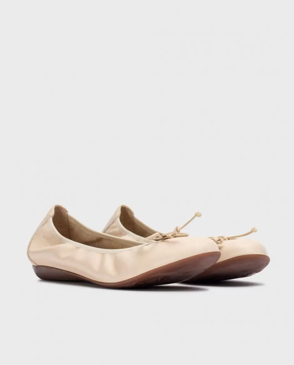 Flat Shoes<Wonders Beige Bo Ballet Flat Natural