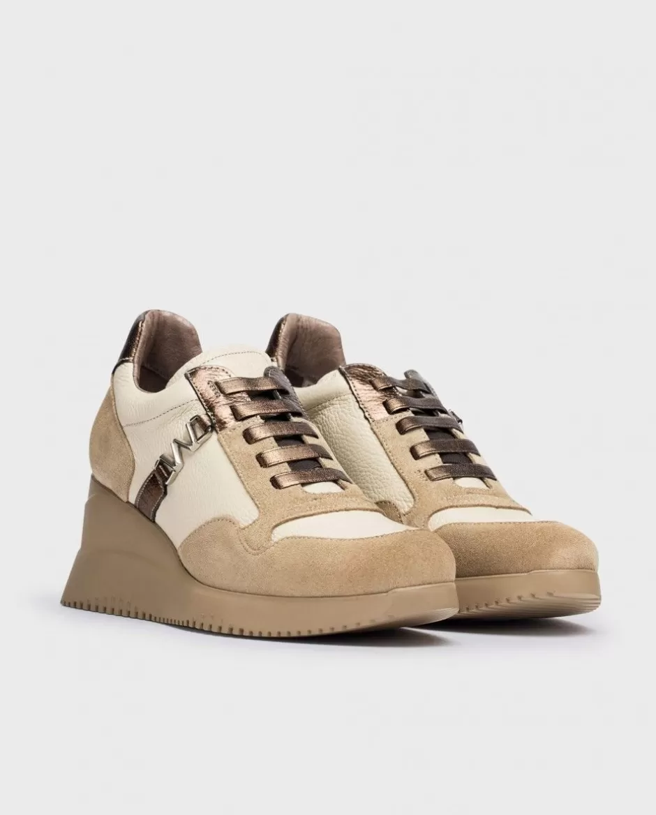 Wedges<Wonders Beige Eva Sneaker Bei/Cre/Or