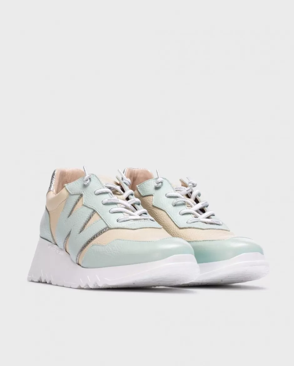 Sneakers<Wonders Bicolor Kyoto Sneakers Aqua/Cream