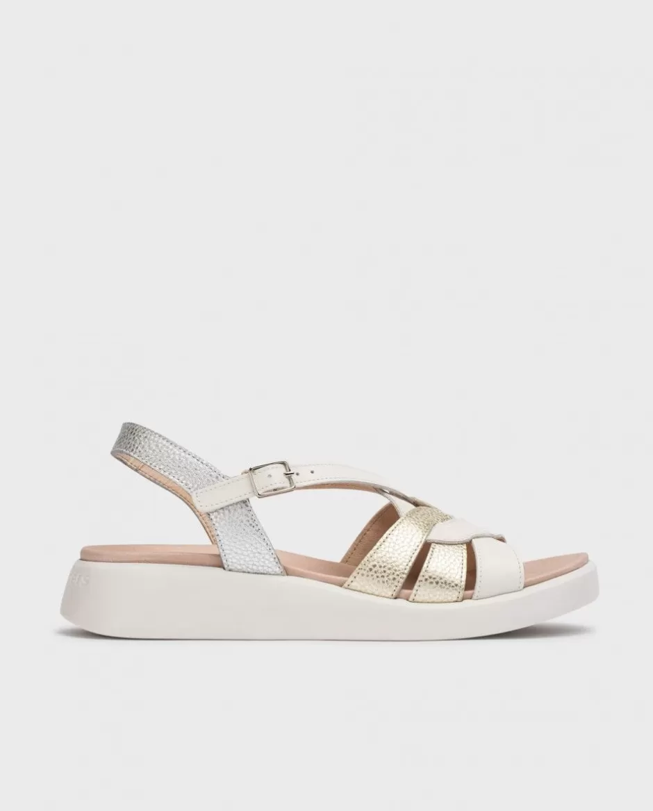 Sandals<Wonders Bicolor Paterna Sandals Off/Pln/Pl