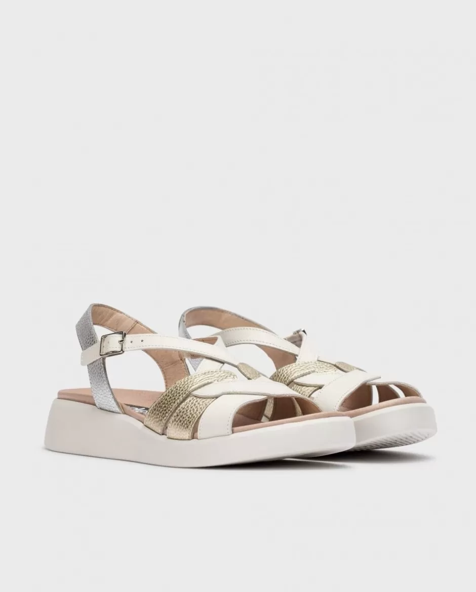 Sandals<Wonders Bicolor Paterna Sandals Off/Pln/Pl