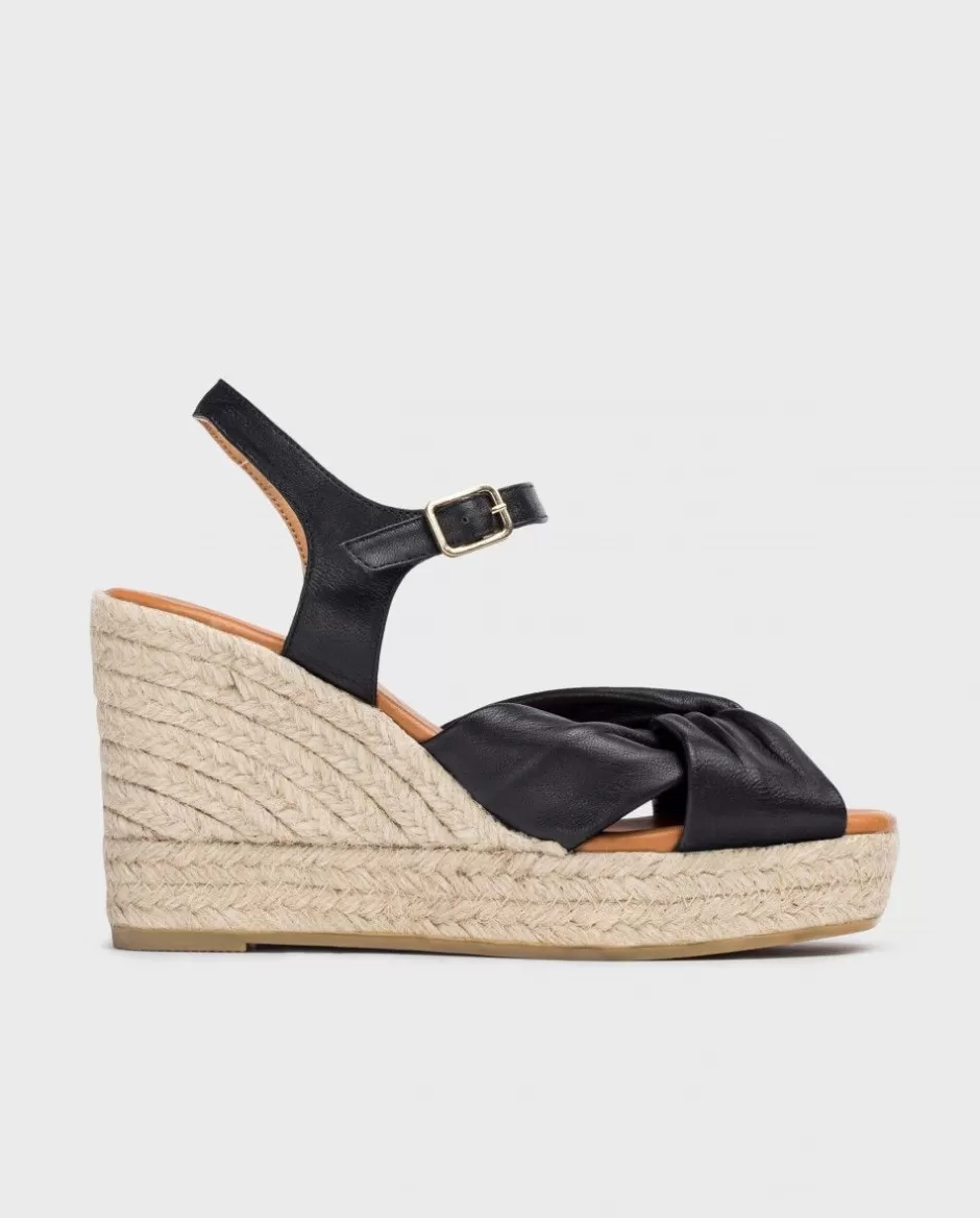 Espadrilles<Wonders Black Anakena Espadrilles Negro