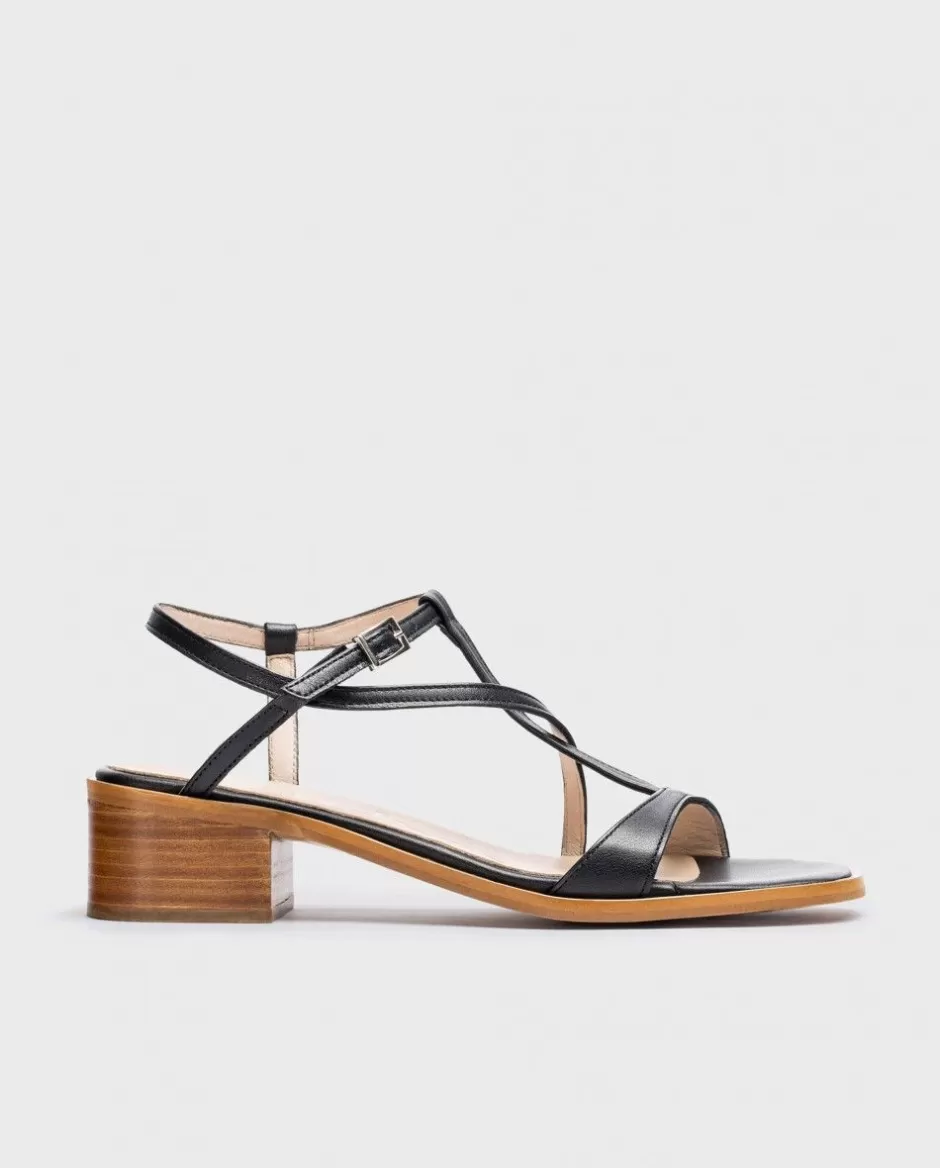 Sandals<Wonders Black Aurora Sandals Negro