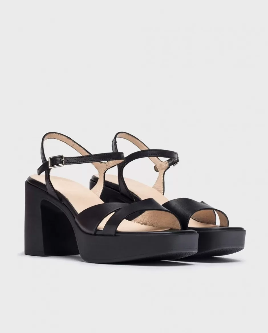 Heels<Wonders Black Isabel Heeled Sandals Negro