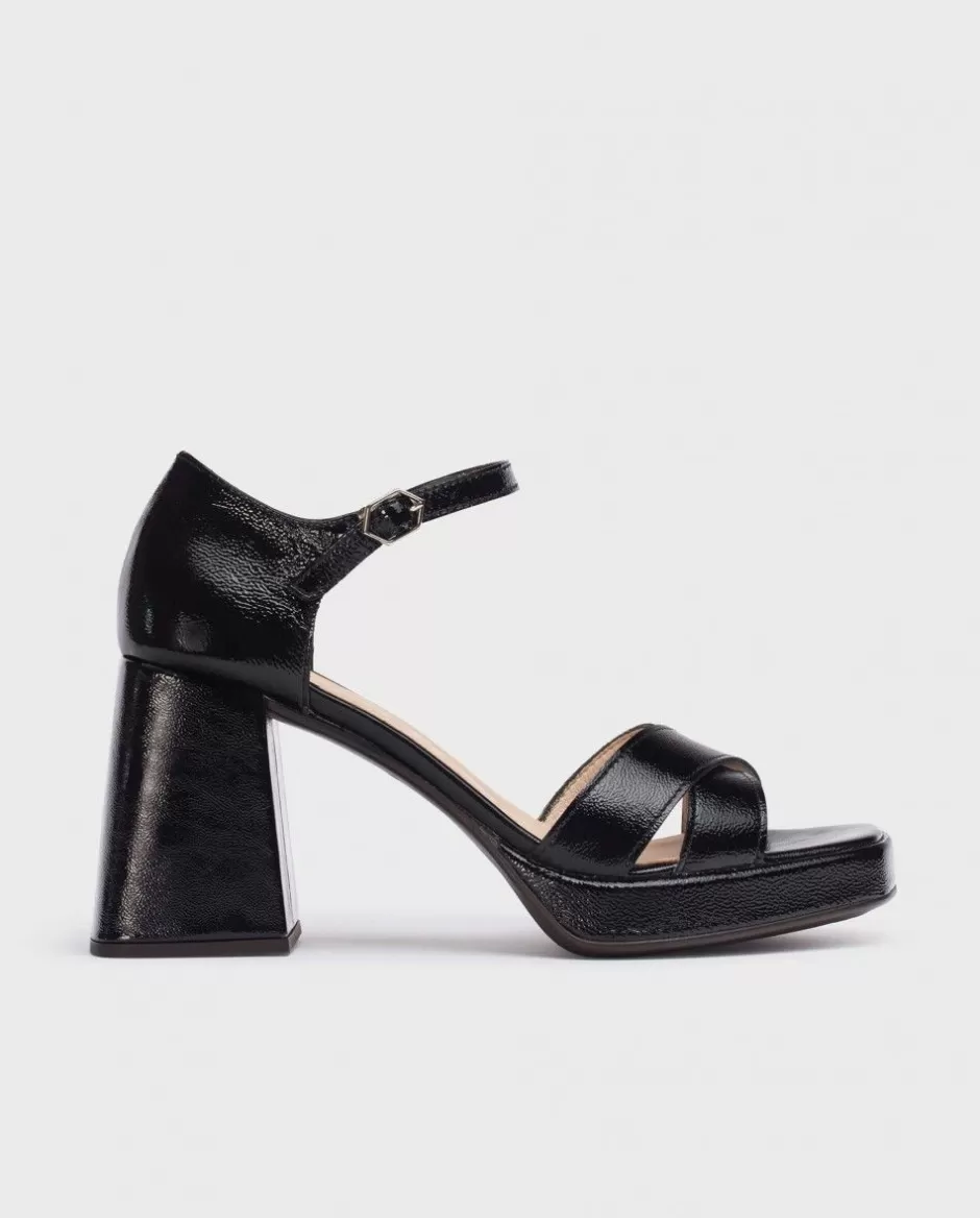 Sandals<Wonders Black Julia Sandal Negro