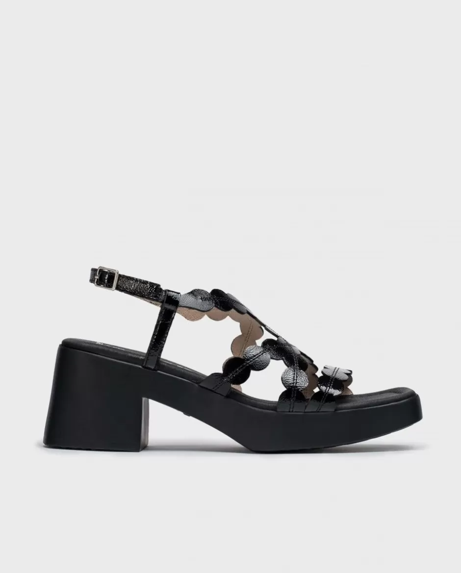 Heels<Wonders Black Neus Heeled Sandals Negro