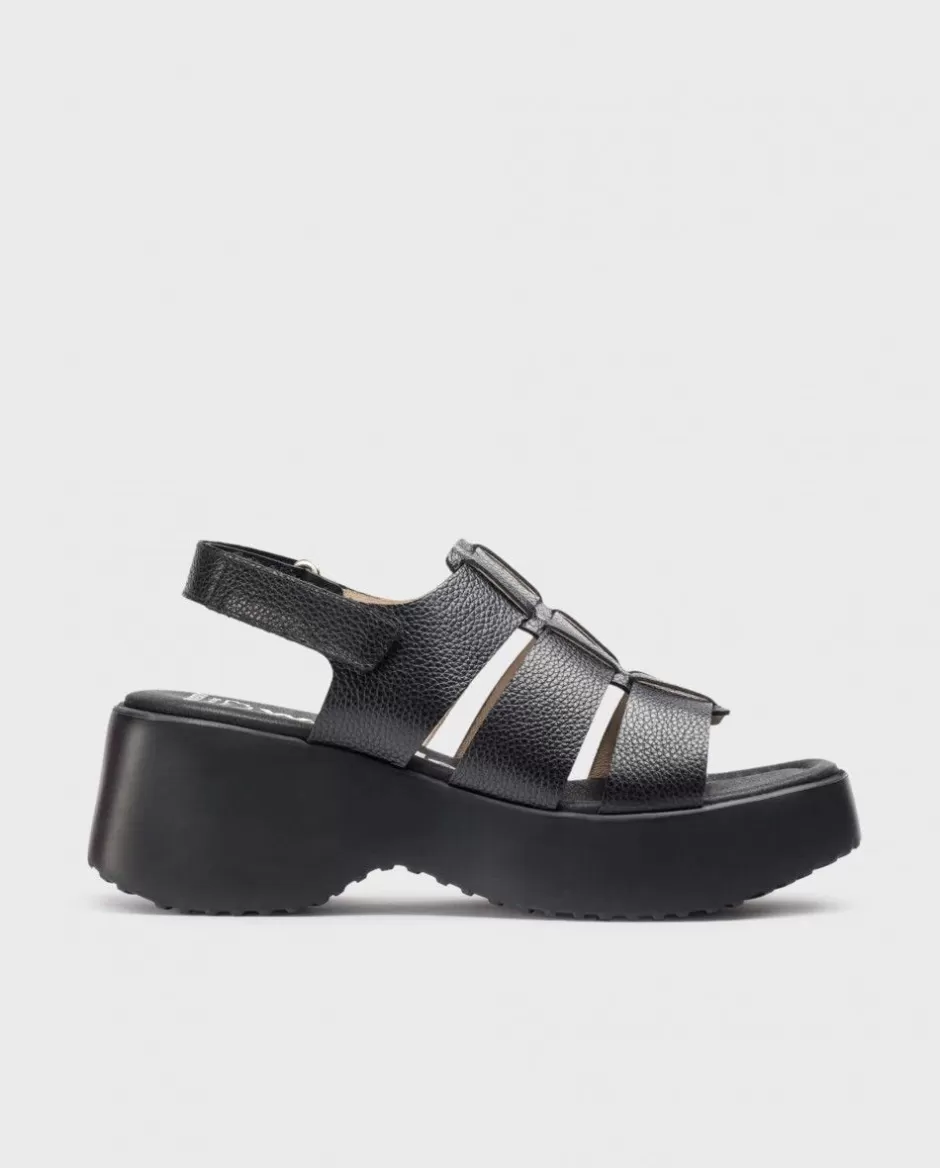 Sandals<Wonders Black Nora Sandals Negro