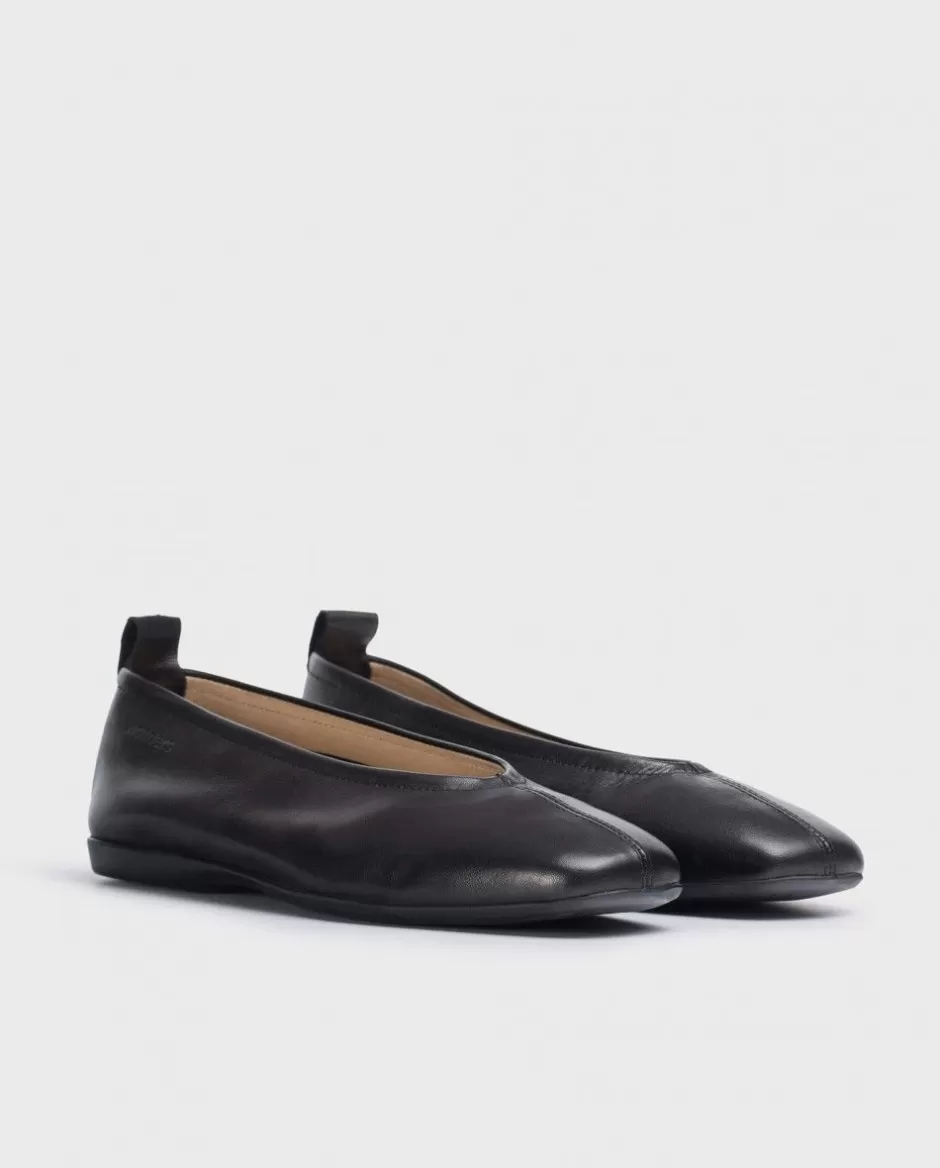 Ballerinas<Wonders Black Pepa Ballet Pump Negro