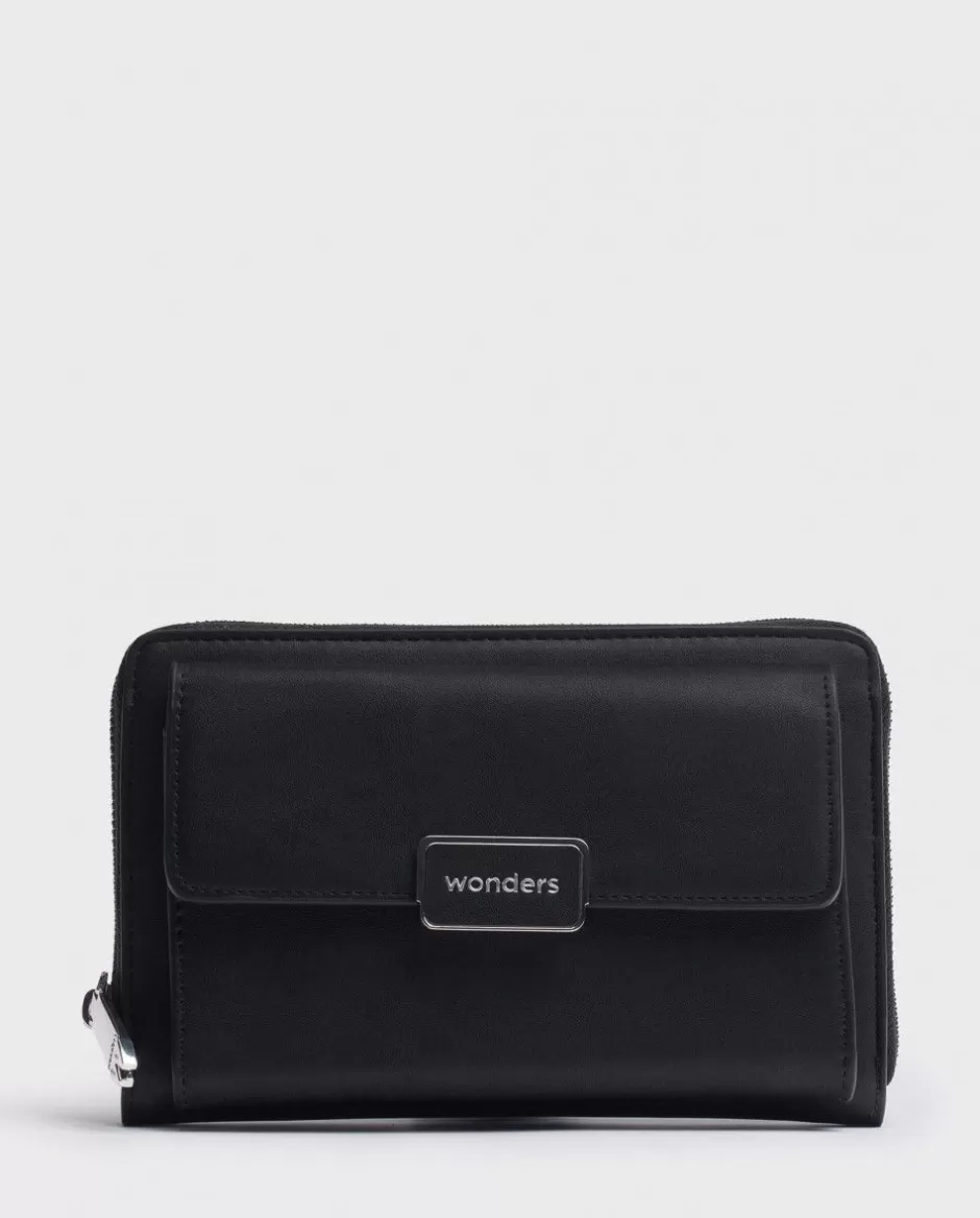 Mini Bags<Wonders Black Valor Crossbody Bag Negro