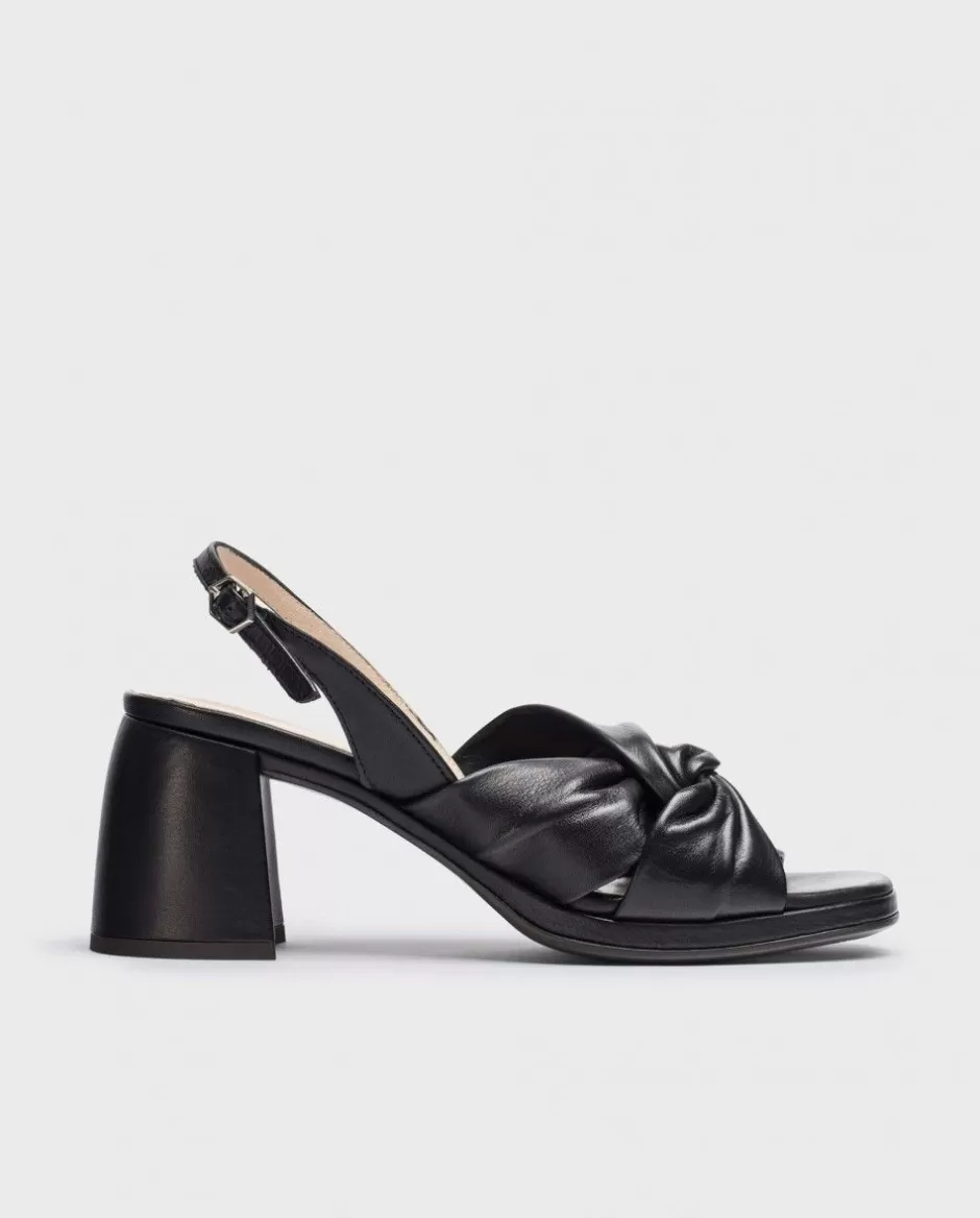 Heels<Wonders Black Wild Sandal Negro