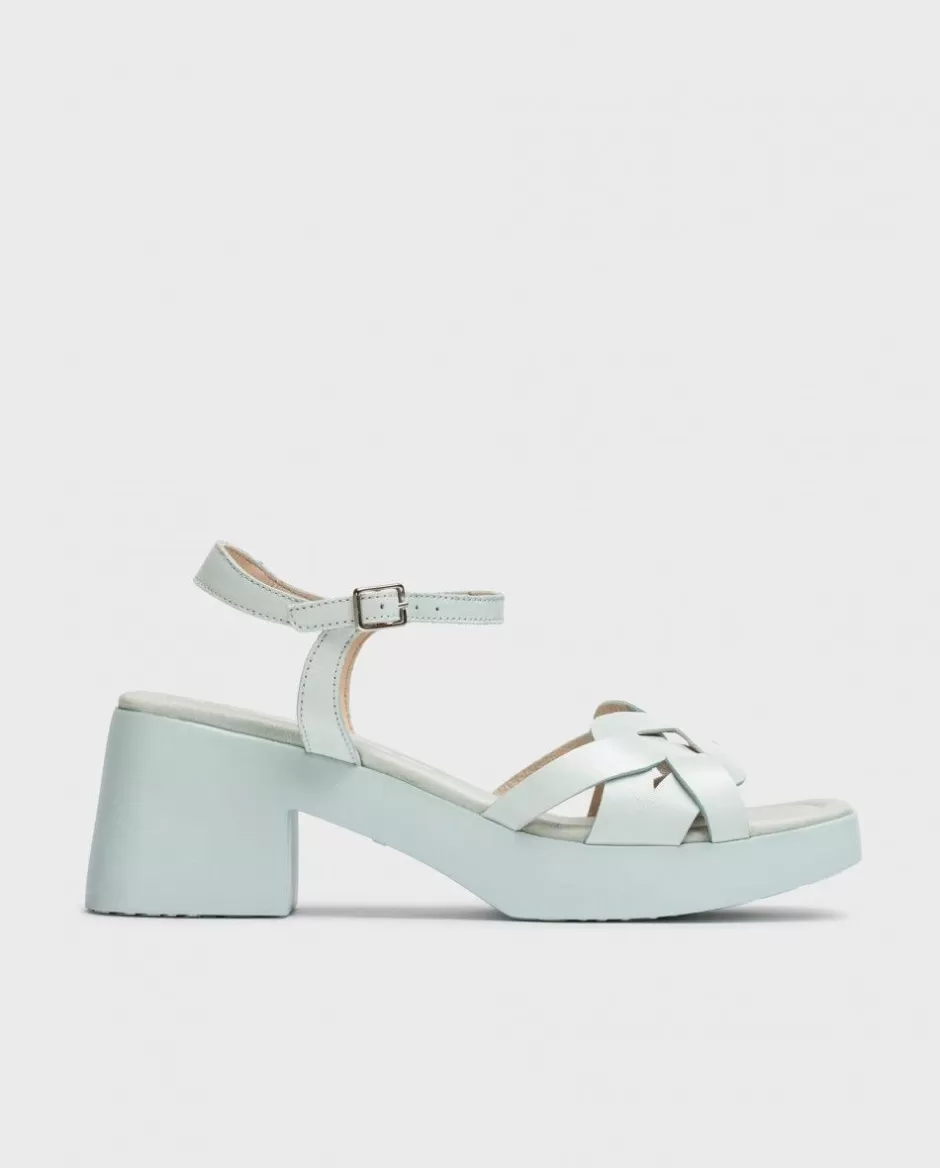 Heels<Wonders Blue Catalina Sandals Aqua