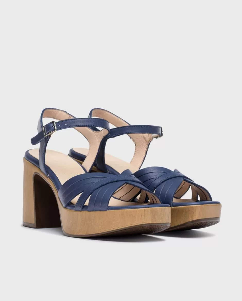 Heels<Wonders Blue Marisol Sandals Baltic