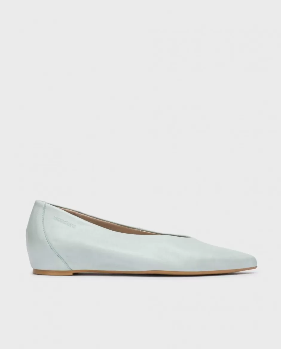 Ballerinas<Wonders Blue Triana Ballet Flat Aqua