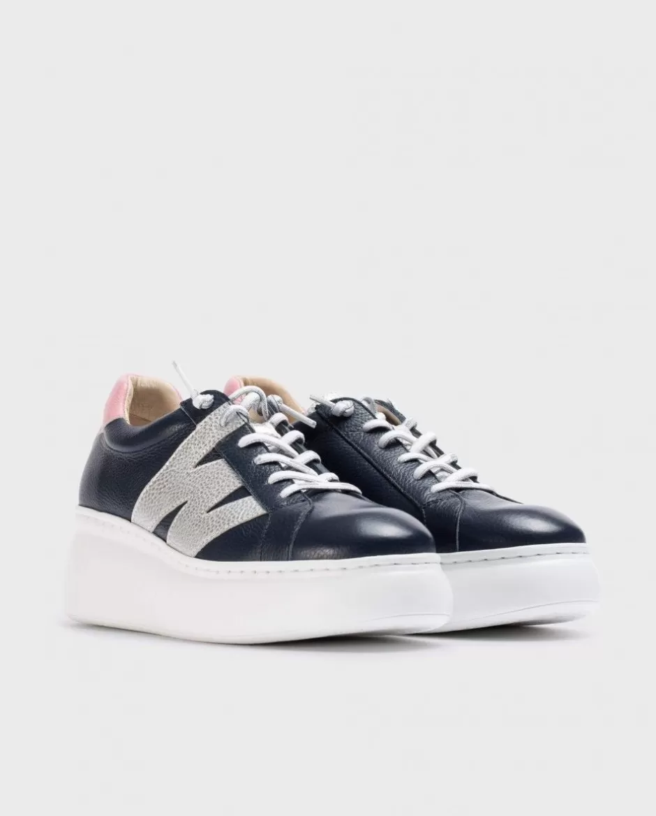 Sneakers<Wonders Blue Zurich Sneakers Noc/Pla/Bl