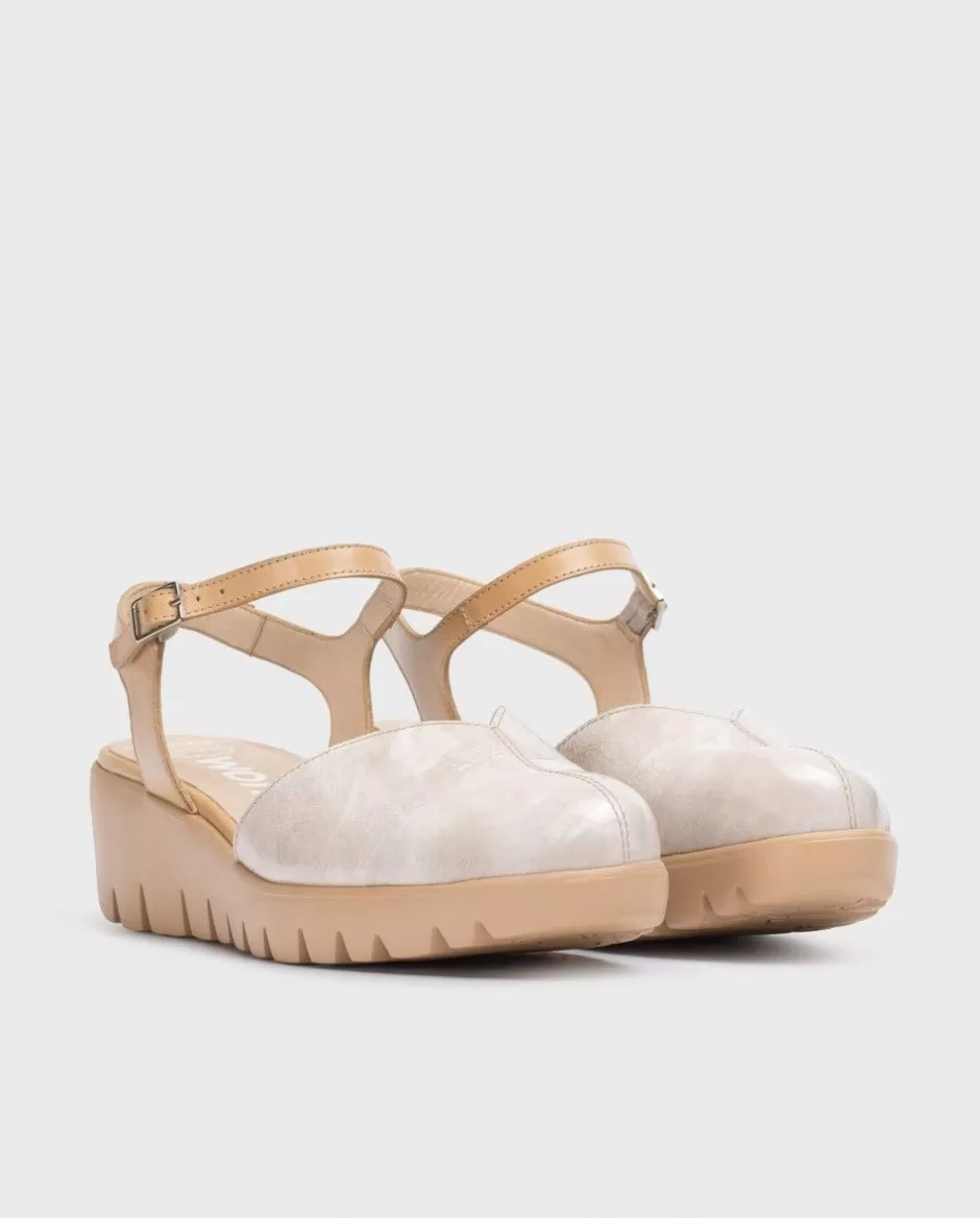 Wedges<Wonders Caravaca Tie Dye Sandal Taupe/Sand