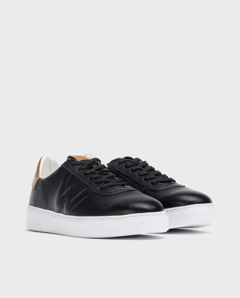 Ready To Wear<Wonders Casual Leather Sneaker Negro/Came