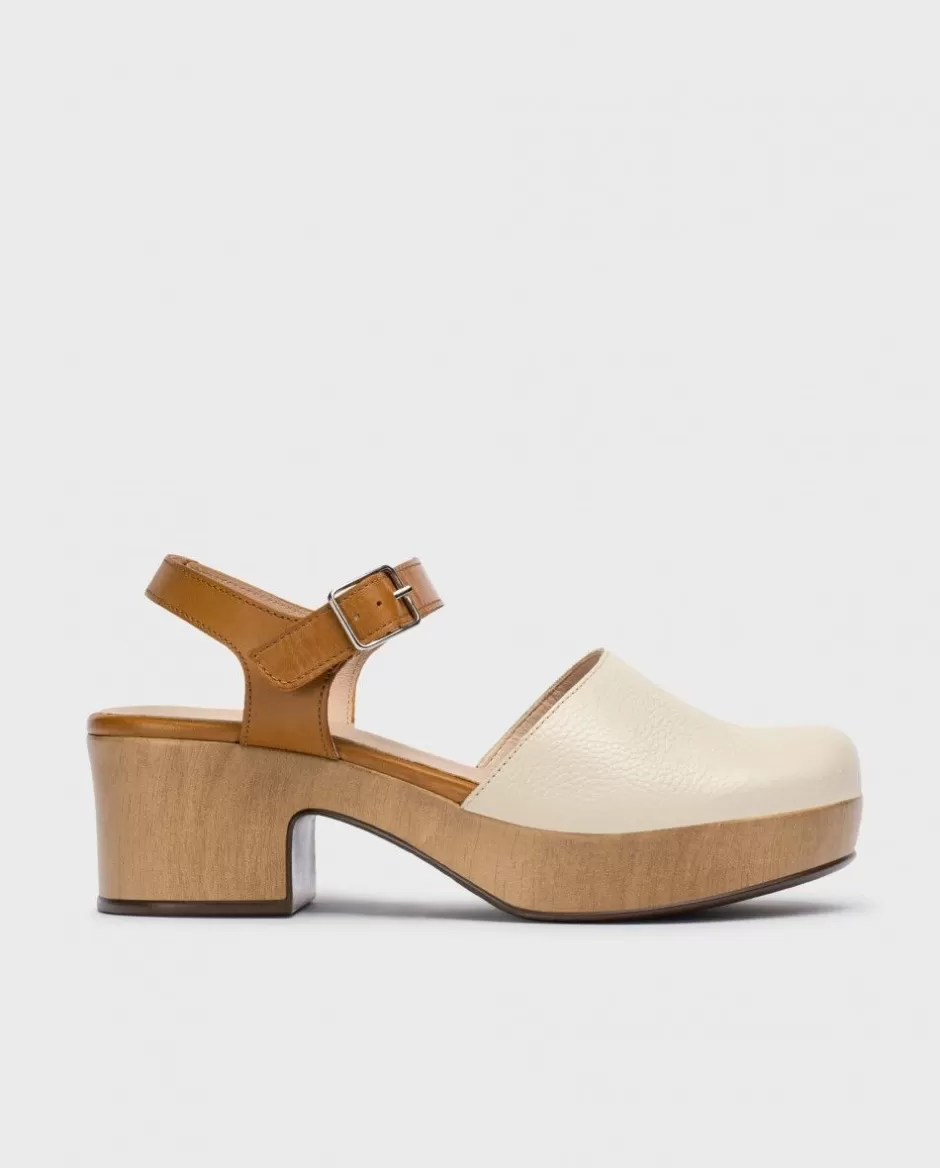 Platforms<Wonders Cream Amsterdam Clog Cream/Cona