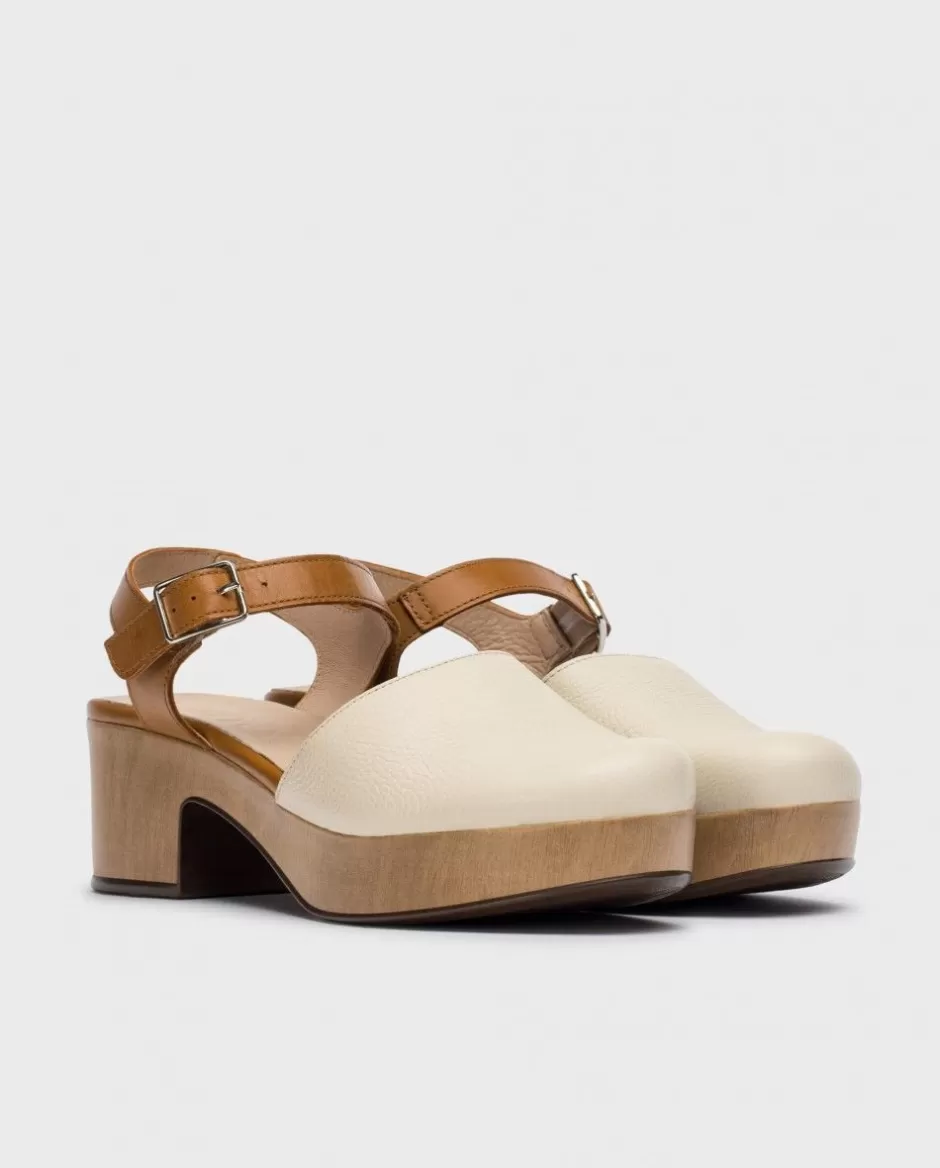 Platforms<Wonders Cream Amsterdam Clog Cream/Cona