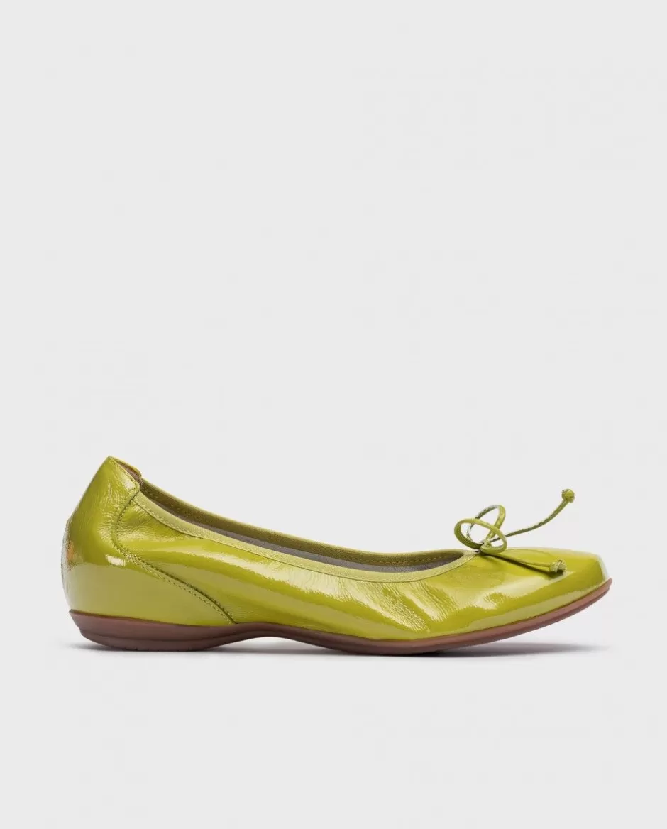 Flat Shoes<Wonders Green Atenas Ballerina Apple