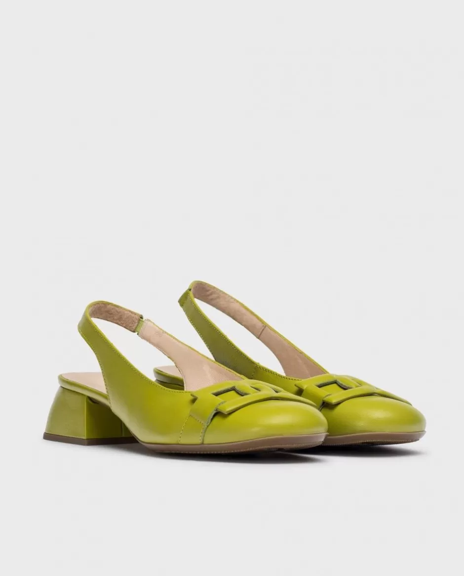 Heels<Wonders Green Maya Shoes Apple