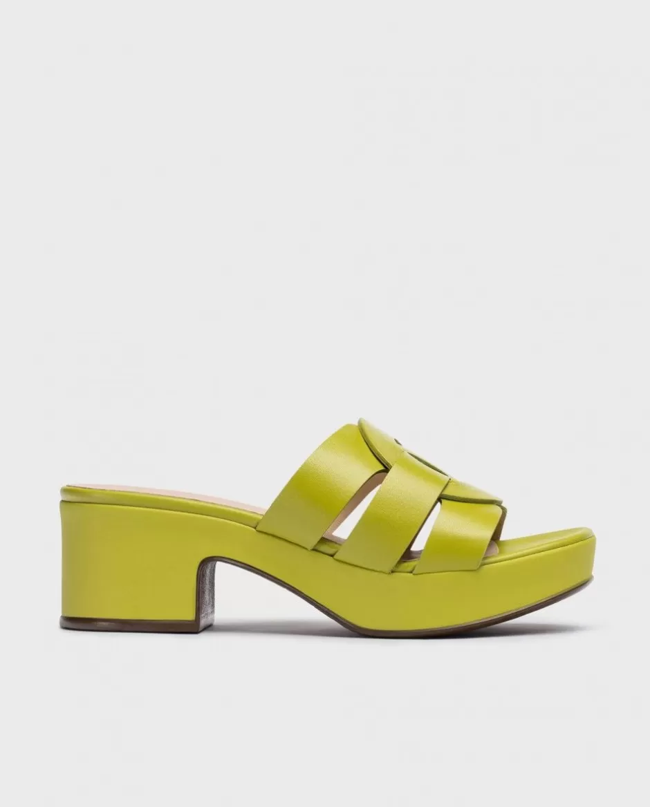 Sandals<Wonders Green Santander Sandals Apple