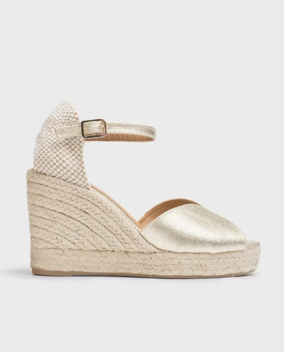 Espadrilles<Wonders Ibis Jute Sandal Platino