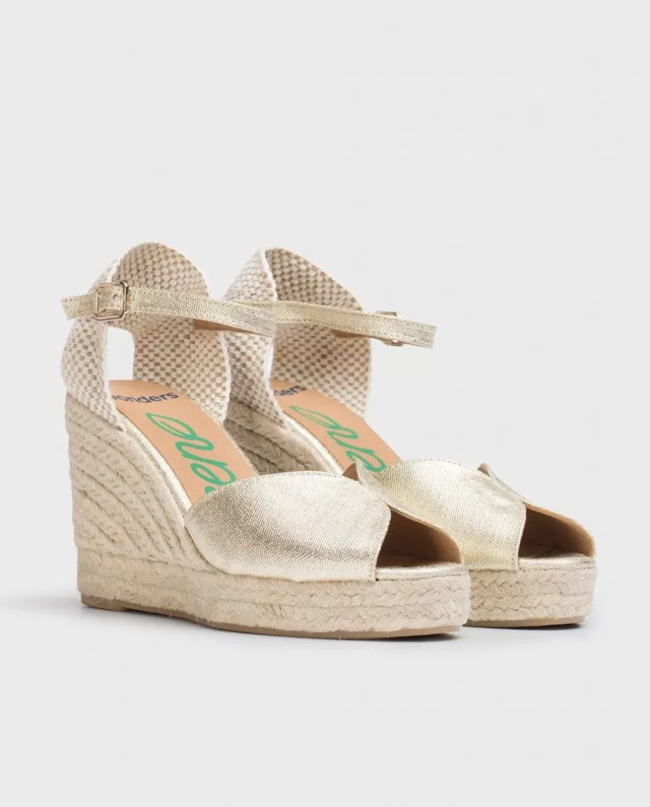 Espadrilles<Wonders Ibis Jute Sandal Platino