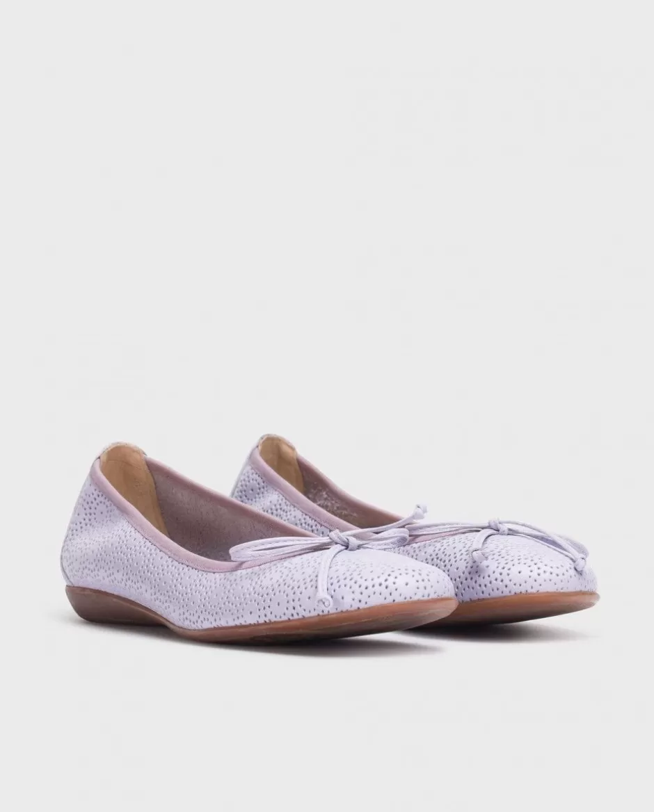 Flat Shoes<Wonders Lace Ballerina Lavender