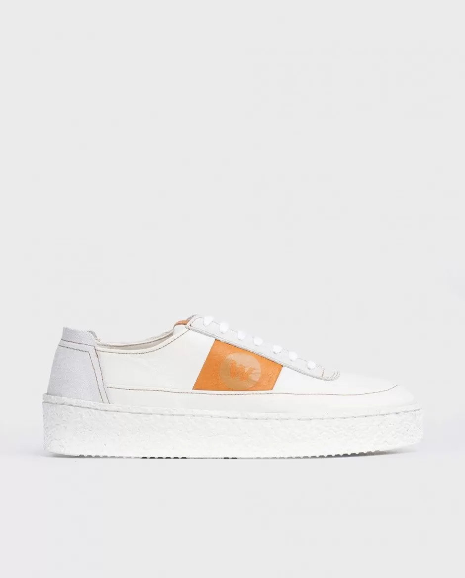 Ready To Wear<Wonders Leather Sneaker With Laces Blanco