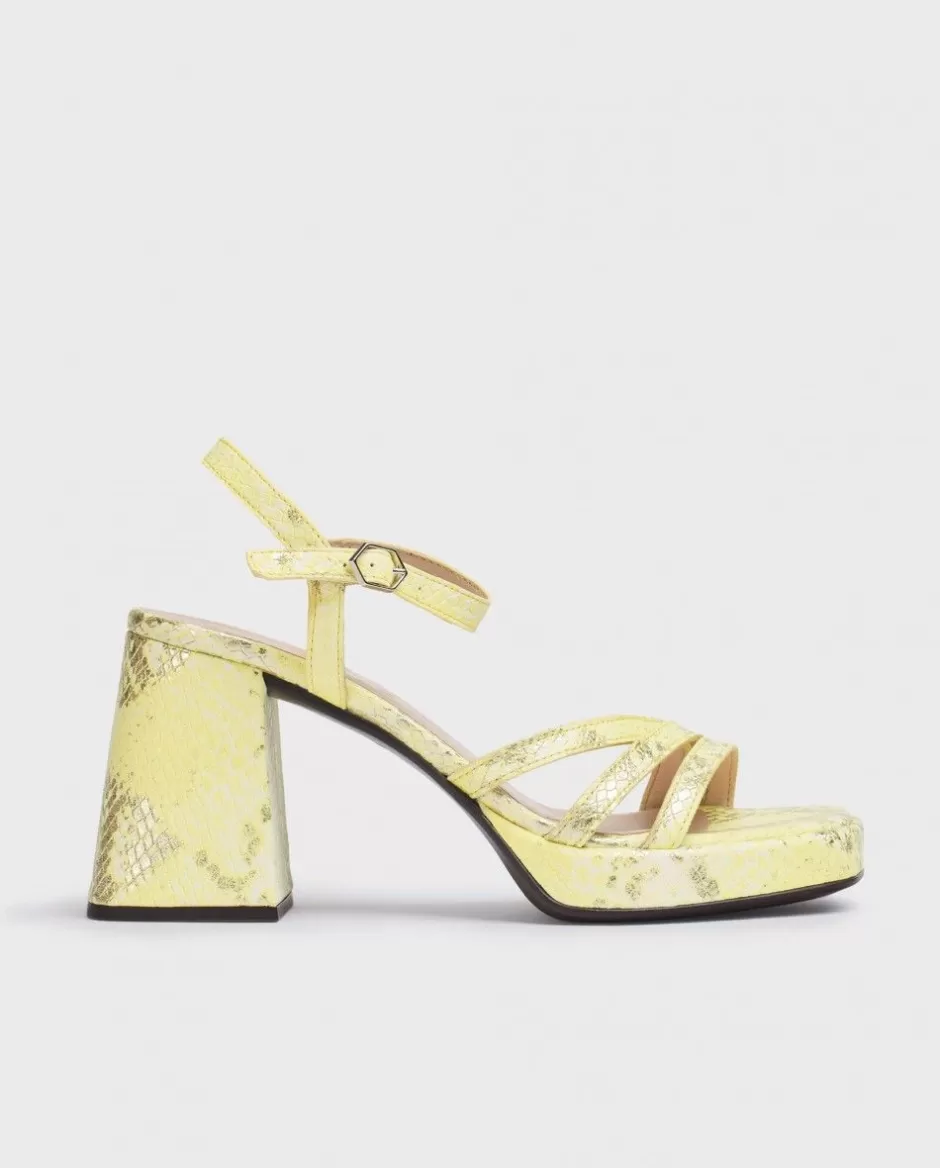 Heels<Wonders Lime Green Love Sandal Lima