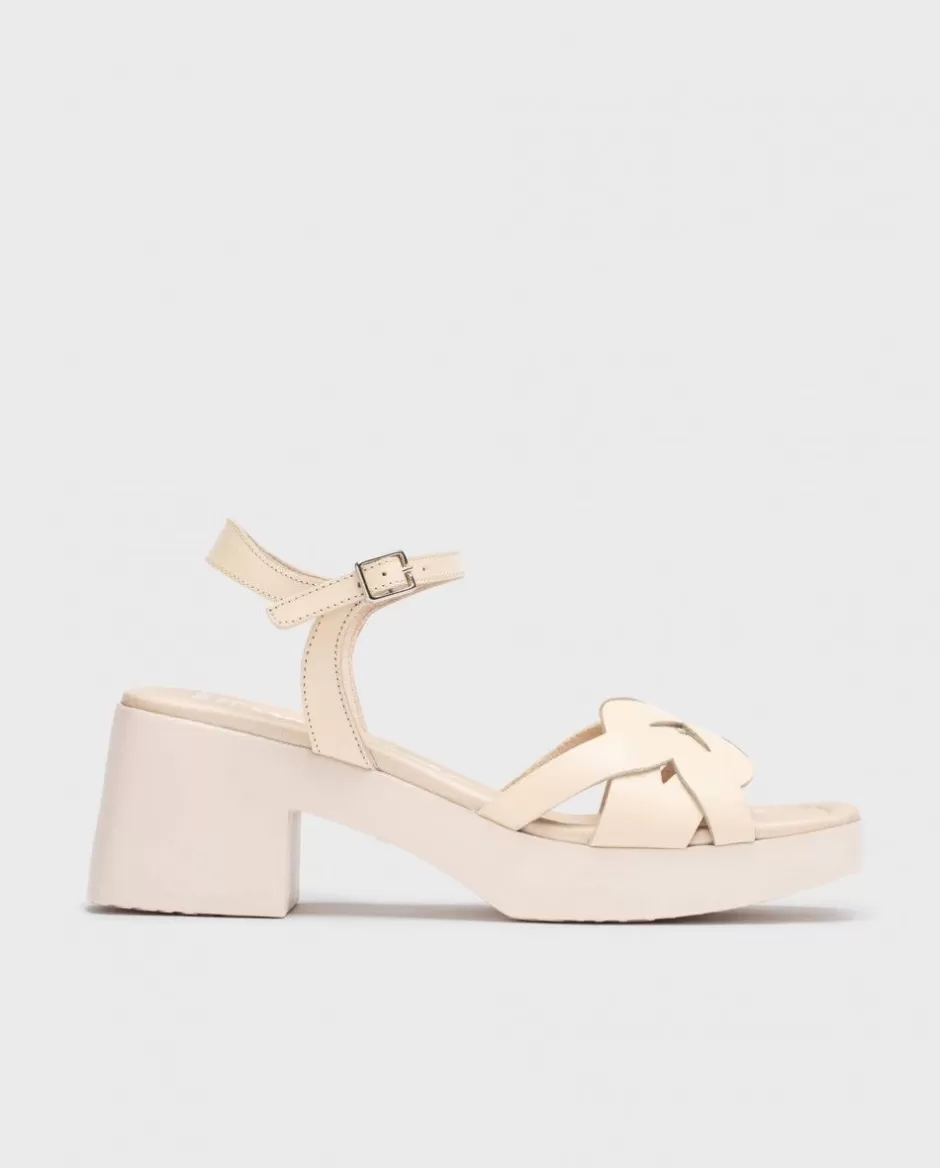 Heels<Wonders Nude Catalina Sandals Natural