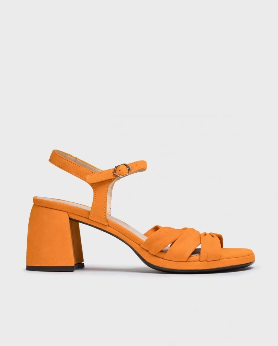 Heels<Wonders Orange Gisela Heeled Sandals Apricot