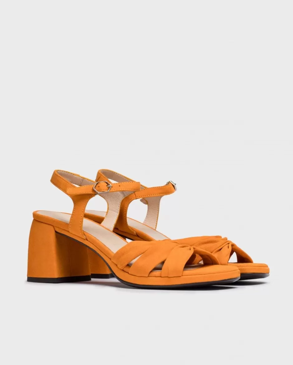 Heels<Wonders Orange Gisela Heeled Sandals Apricot