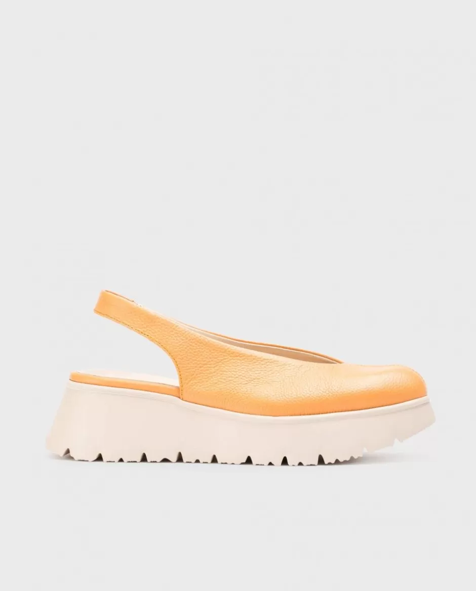 Platforms<Wonders Orange Zadar Shoes Apricot