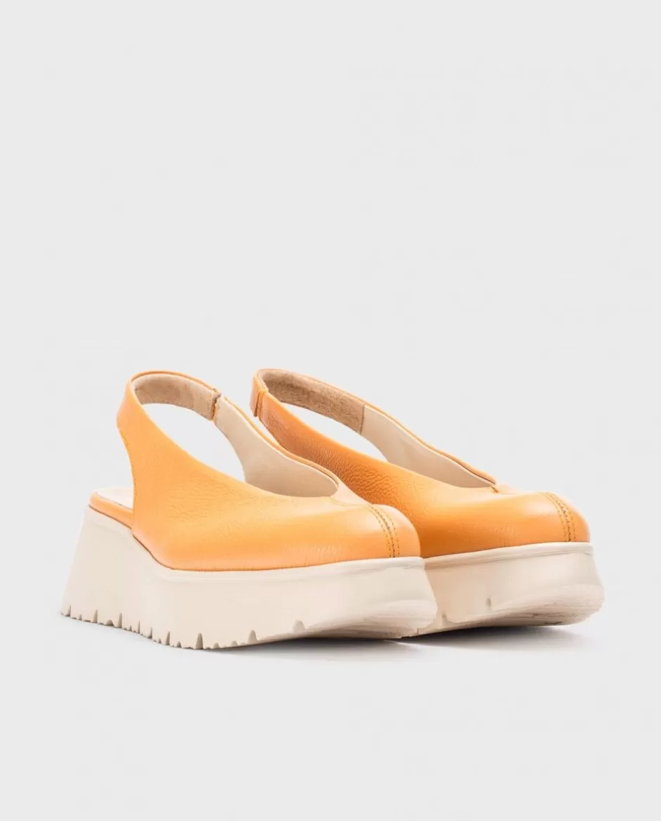 Platforms<Wonders Orange Zadar Shoes Apricot