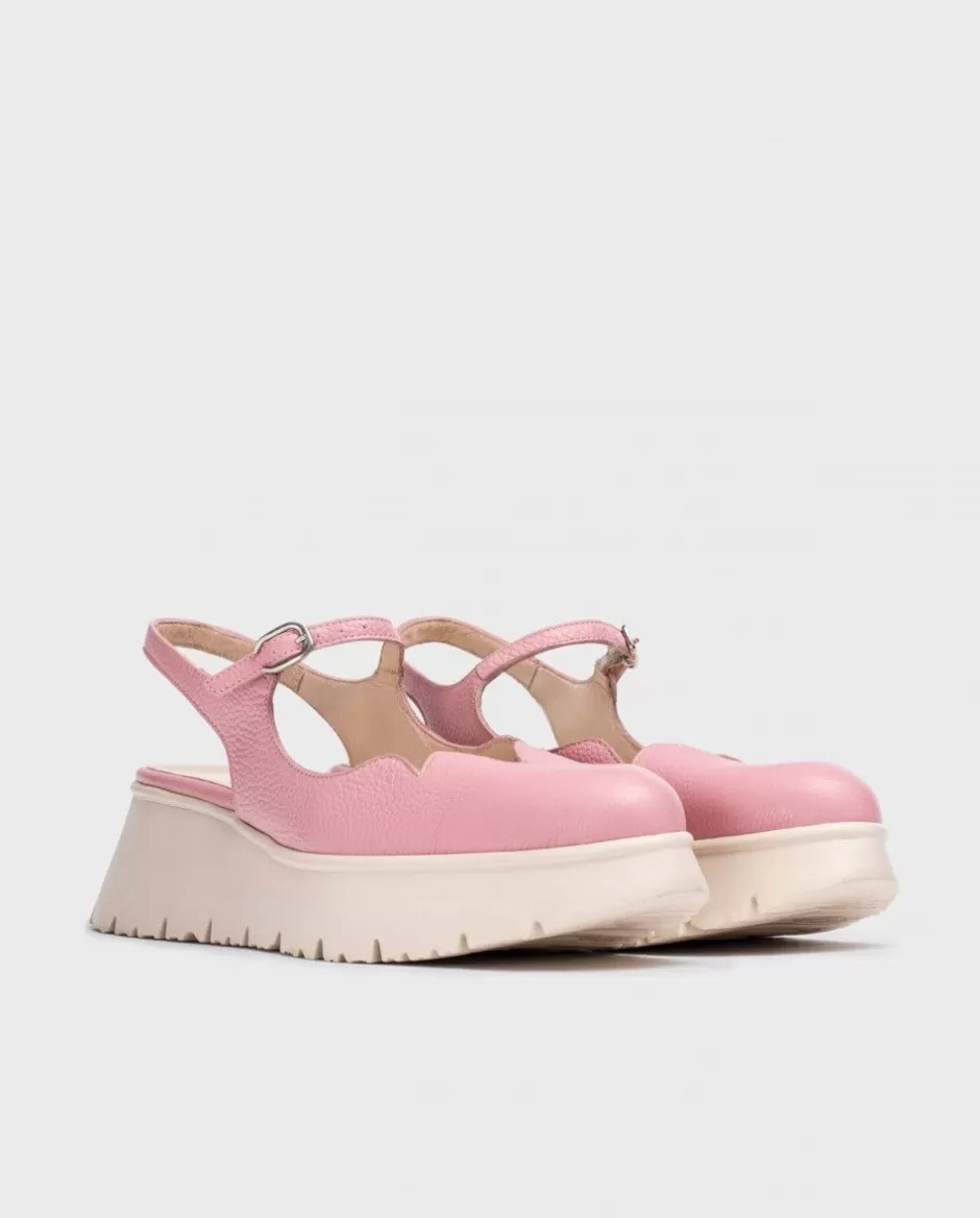 Platforms<Wonders Pink Basilea Shoes Blush