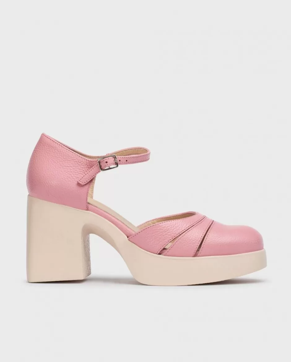 Heels<Wonders Pink Carmen Mary Jane Blush