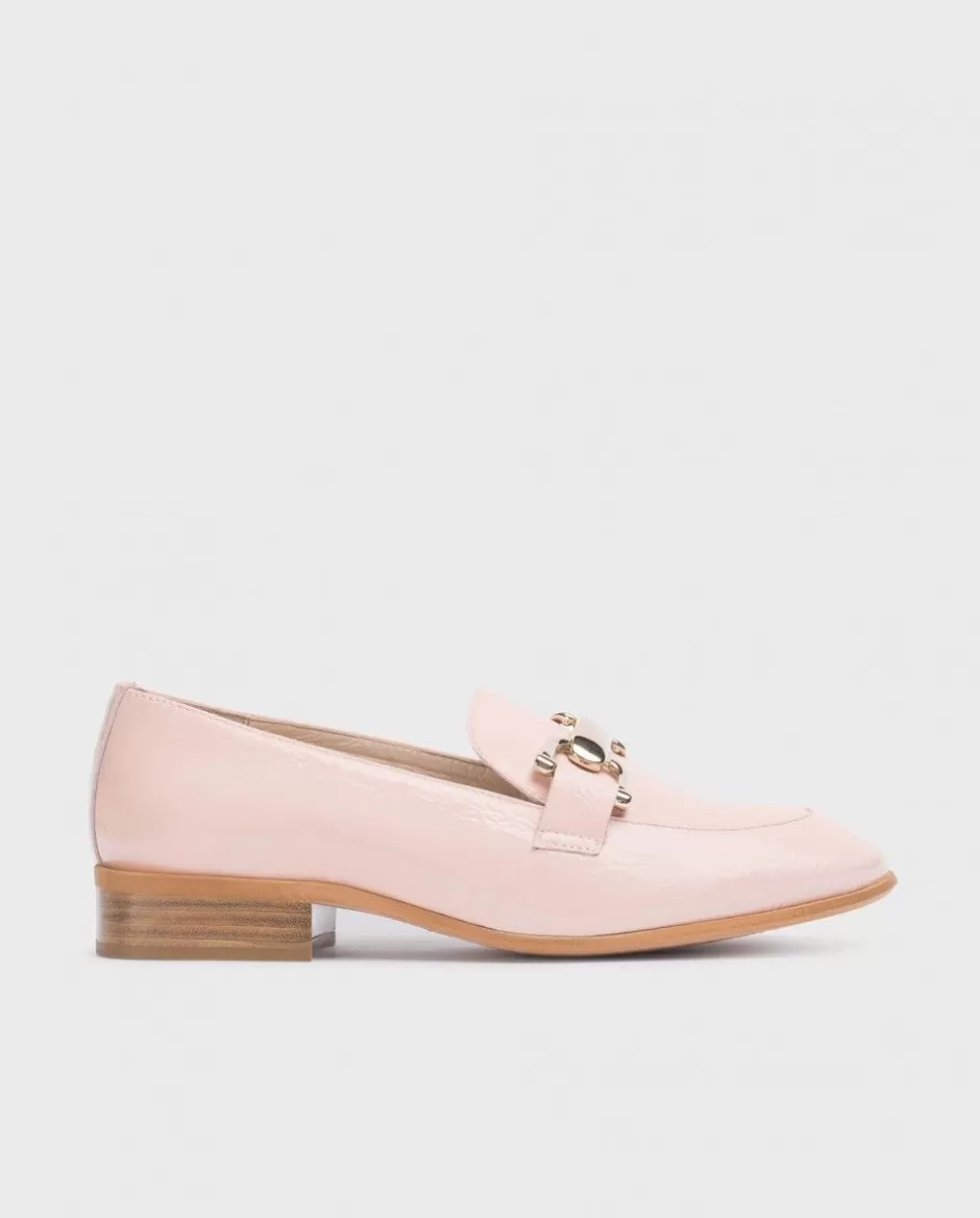 Flat Shoes<Wonders Pink Ermes Moccasin Rosa