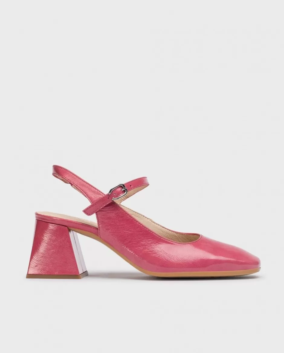 Heels<Wonders Pink Jane Slingback Sandals Blush