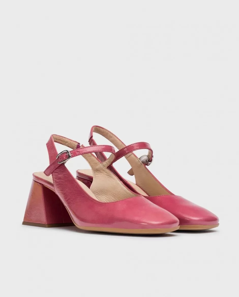 Heels<Wonders Pink Jane Slingback Sandals Blush