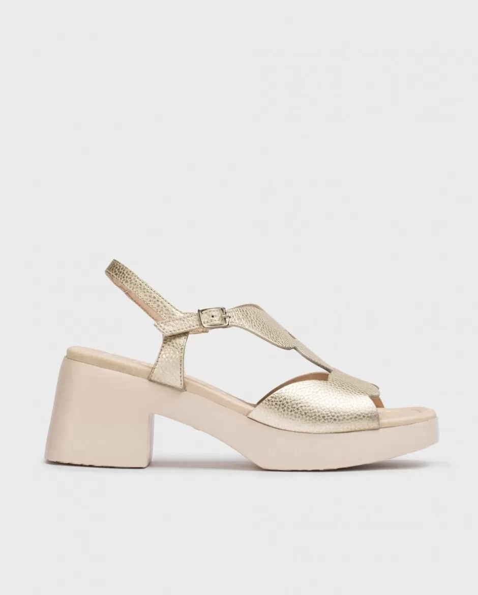 Heels<Wonders Platinum Dafne Heleed Sandals Platino