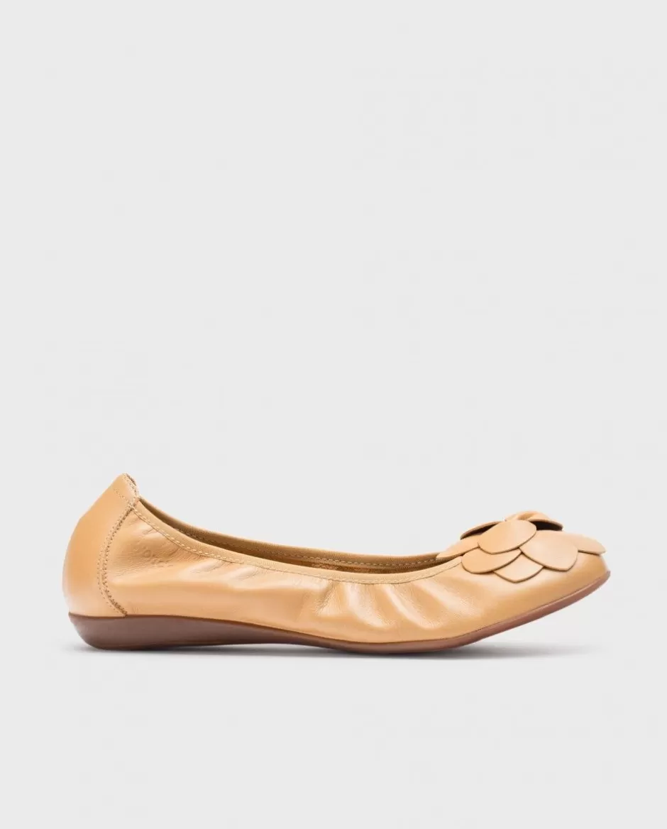 Ballerinas<Wonders Praga Ballet Flat Sand