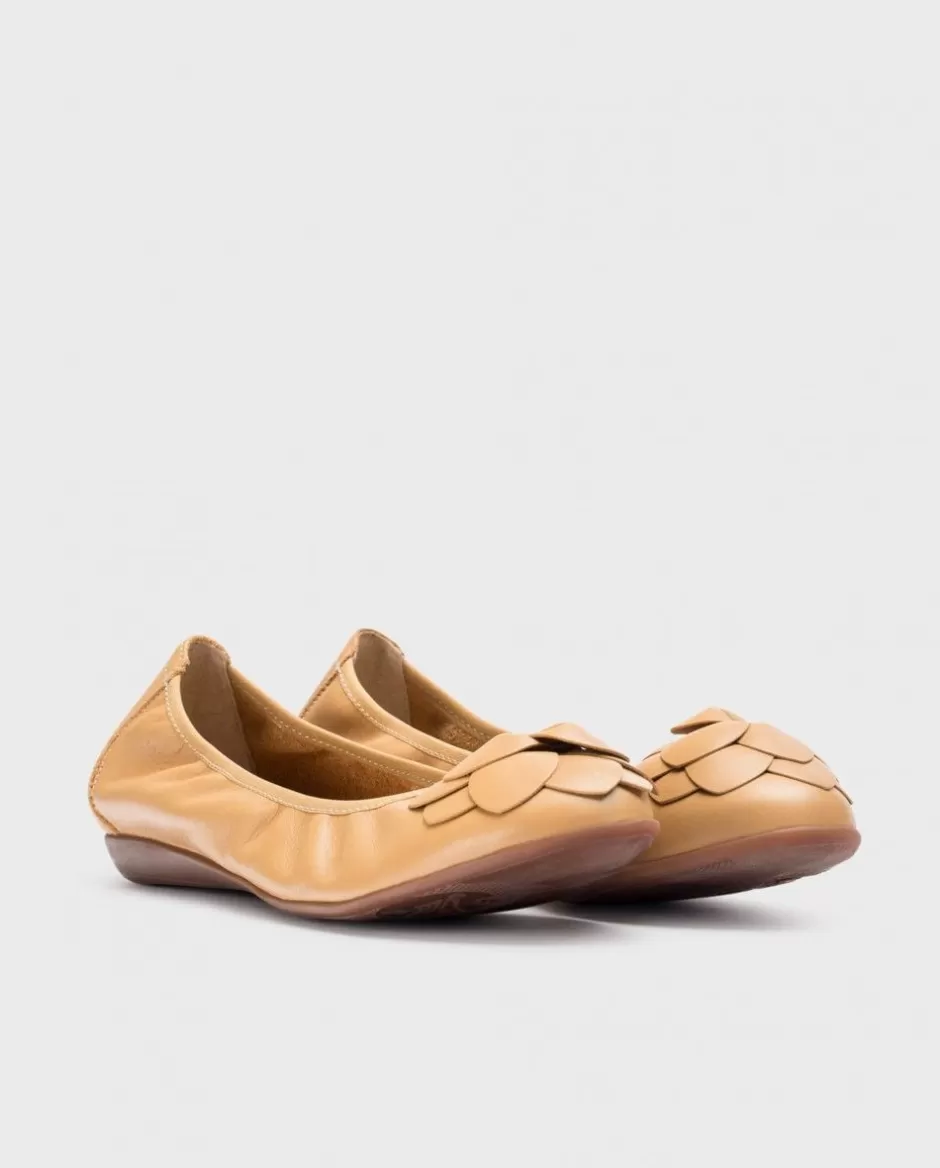 Ballerinas<Wonders Praga Ballet Flat Sand