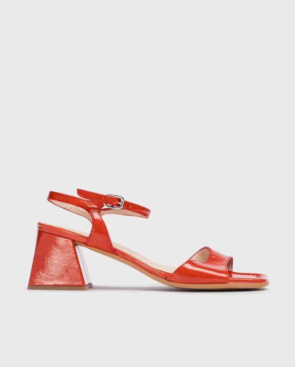 Heels<Wonders Red Isabel Heeled Sandals Rojo