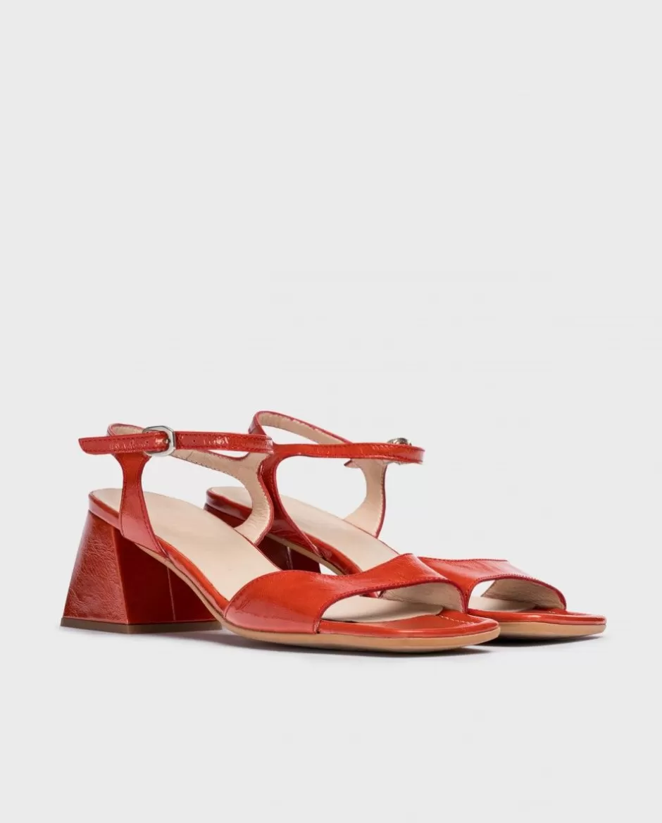 Heels<Wonders Red Isabel Heeled Sandals Rojo