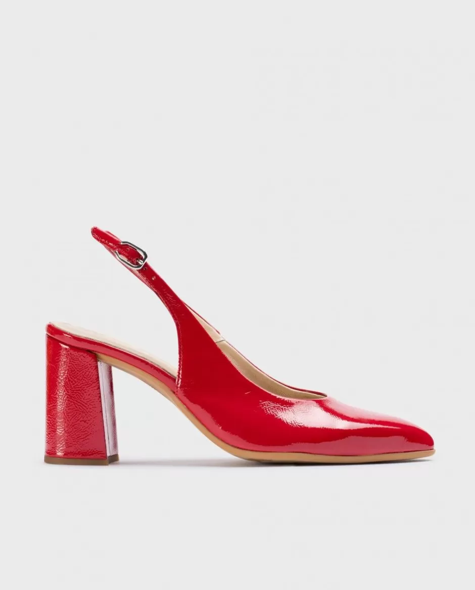 Heels<Wonders Red Vilma Heeled Shoes Rojo