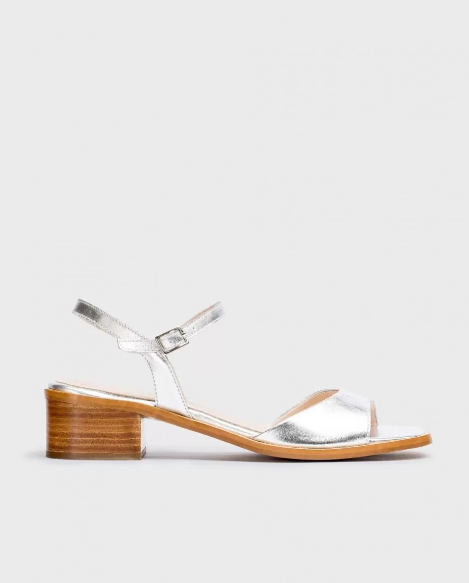 Sandals<Wonders Silver Metallic Lumina Sandal Plata